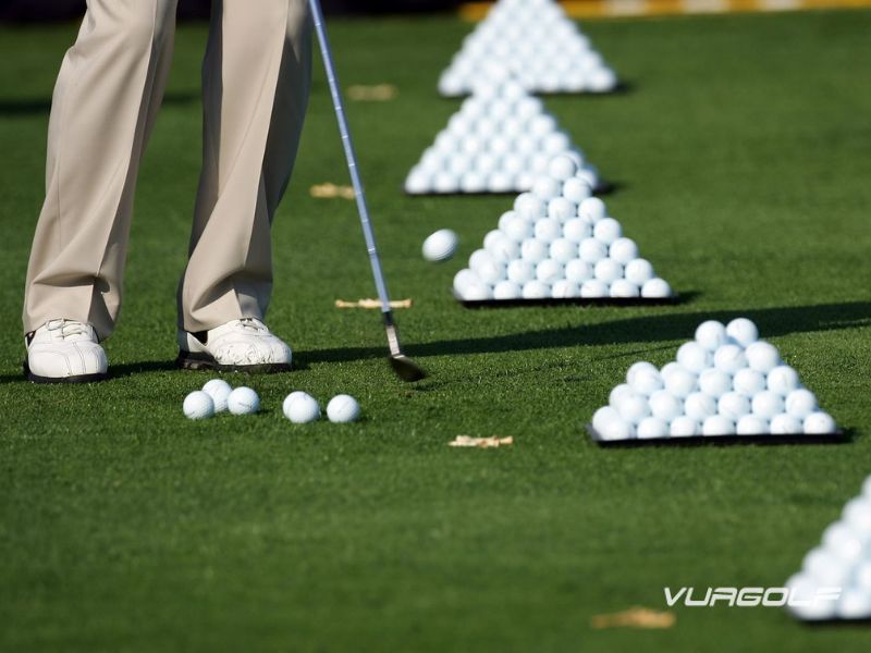 mua bóng golf 2 lớp