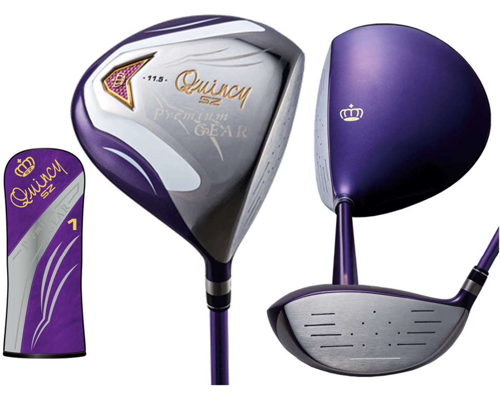 Bộ gậy golf Tsuruya Quincy SZ 17 Gậy Driver Quincy SZ