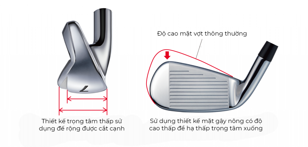 Bộ gậy golf Tsuruya Axel VF Nam 29 Cấu trúc gậy rỗng và trọng tâm thấp