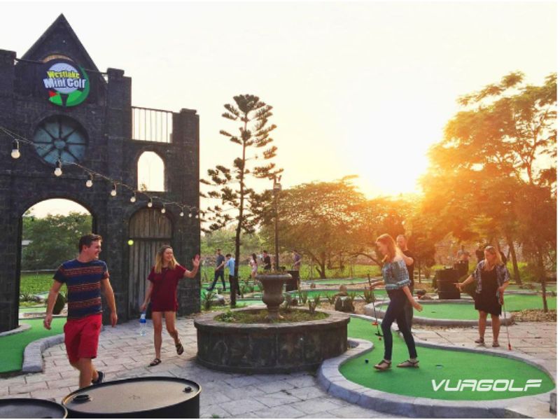 đơn vị thi công sân golf khu vui chơi