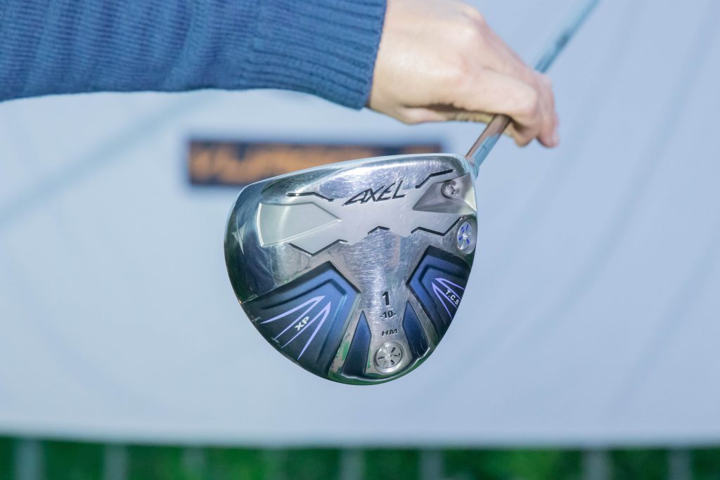 Combo tập golf tại nhà tùy chỉnh 29 Gậy Driver Tsuruya Axel XP Like New 90 - 95%