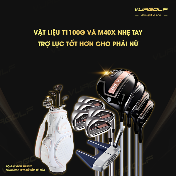 Bo gay Golf Fullset Callaway Reva nu kem tui 2
