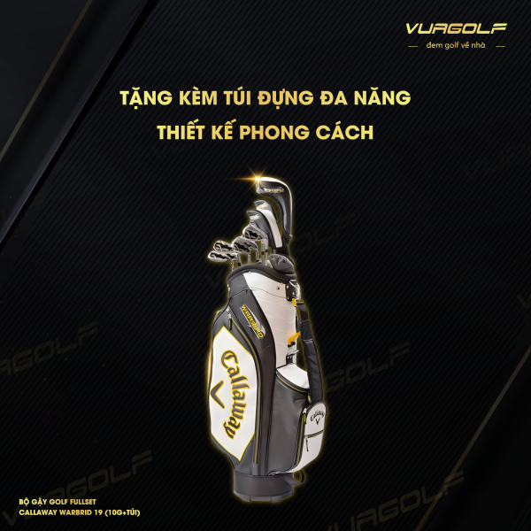 Bo gay Golf Fullset Callaway Warbrid 19 10gtui 2