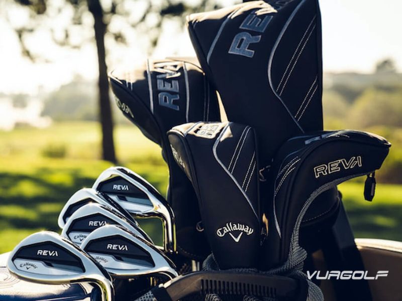 Bộ gậy Golf Fullset Callaway Reva Black kèm túi gậy 10 Callaway Reva Black