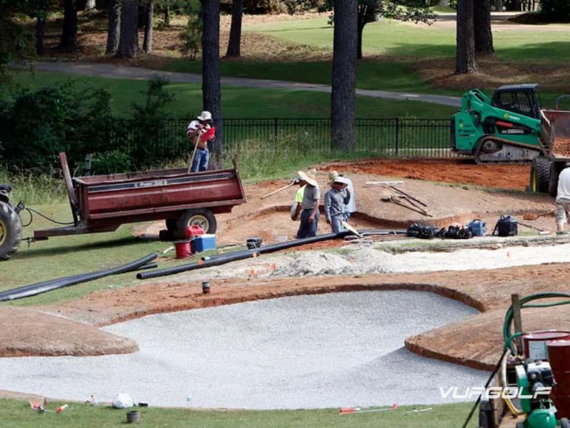 đơn vị thi công sân golf 18 hố
