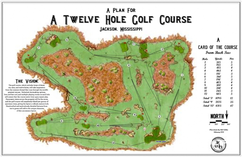 thi công sân tập golf 12 hố