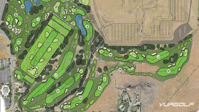 thi công sân golf 18 hố