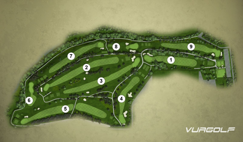 Thi công sân Golf 9 hố 1 thi công sân golf 9 hố
