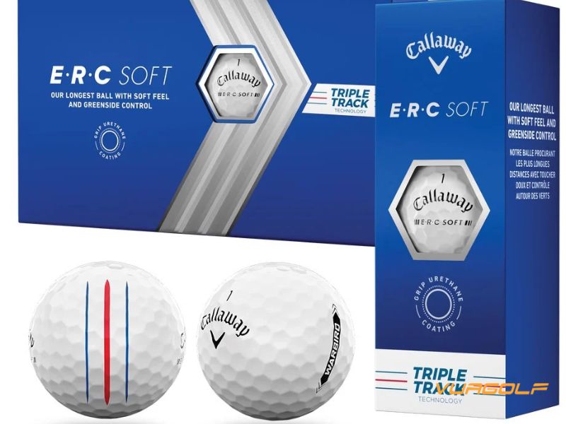Bóng Golf Callaway E.R.C Soft 3 sọc kẻ 2023 6 Ưu điểm của Bóng Golf Callaway