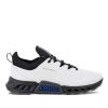 hinh anh giay de mem nam ecco white black 2 1