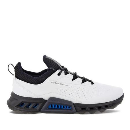 hinh anh giay de mem nam ecco white black 2 1