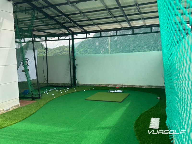 thi công sân golf mini vua golf
