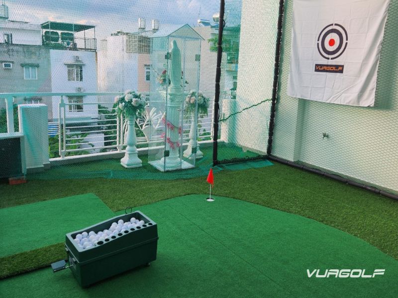 thi công sân golf mini vua golf