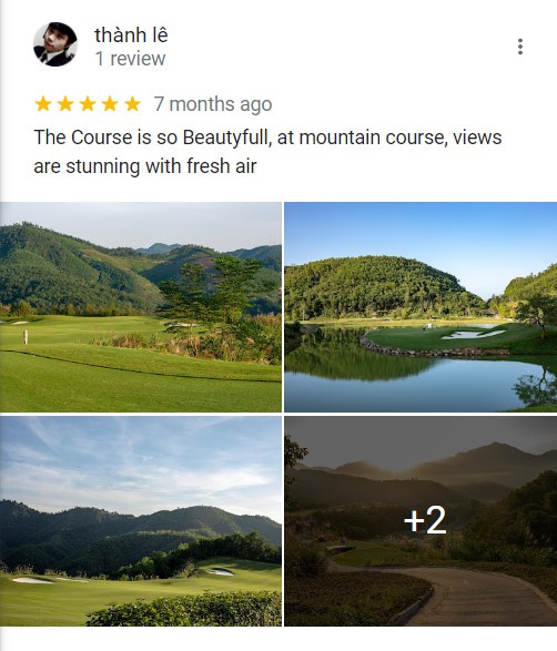 Review sân golf Hòa Bình Geleximco Hilltop Valley