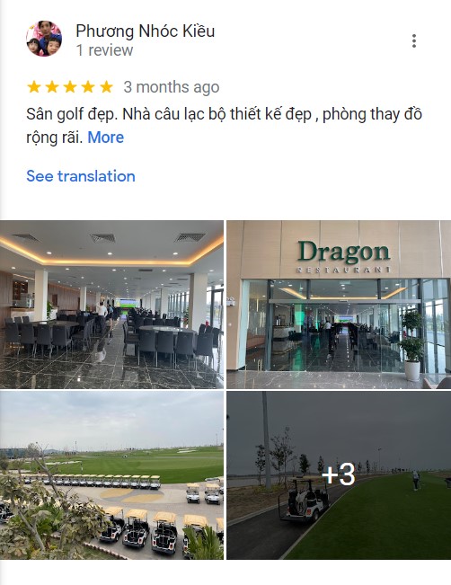 Review thực tế về sân golf Đồi Rồng