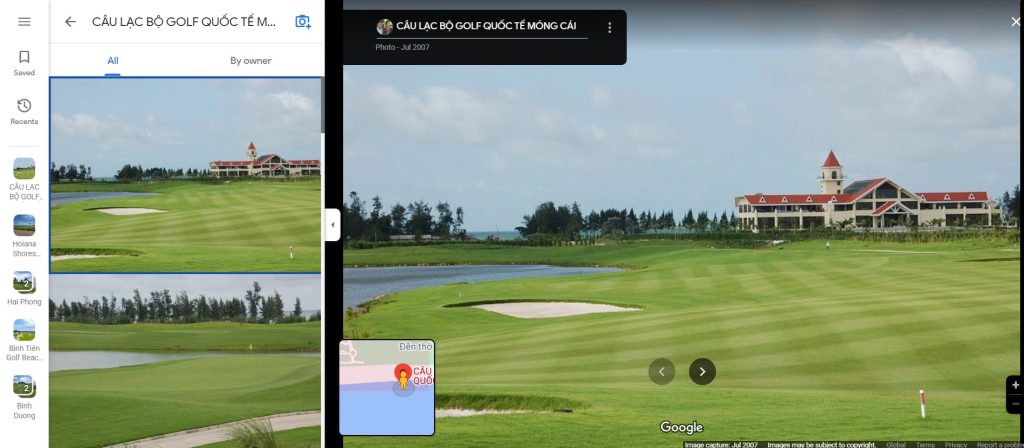 Review thực tế về sân golf Móng Cái