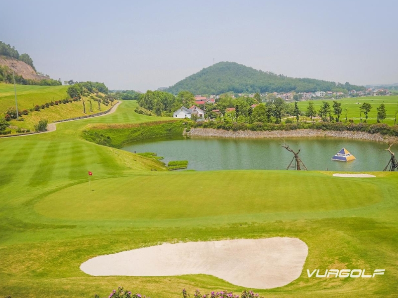 Thiết kế ấn tượng của sân golf Amber Hills