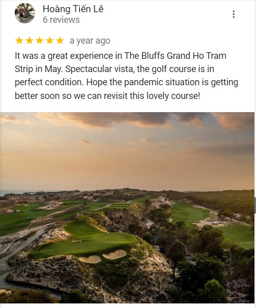 Review thực tế tại sân golf Hồ Tràm
