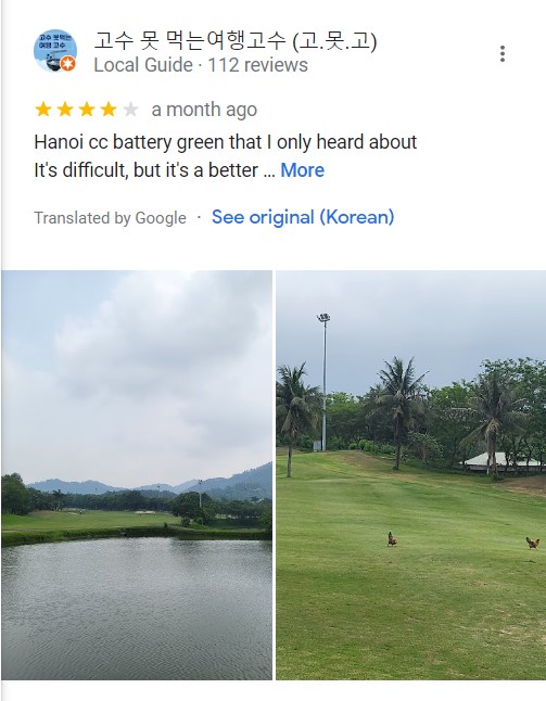 Review thực tế về sân golf