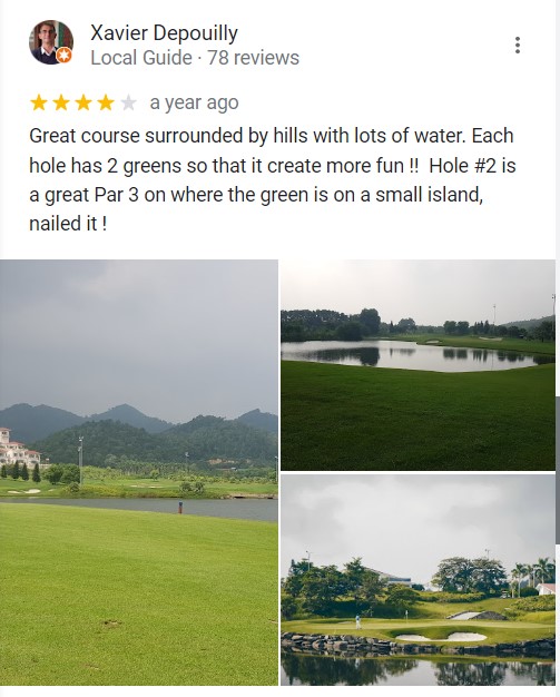 Review sân golf Sóc Sơn thực tế
