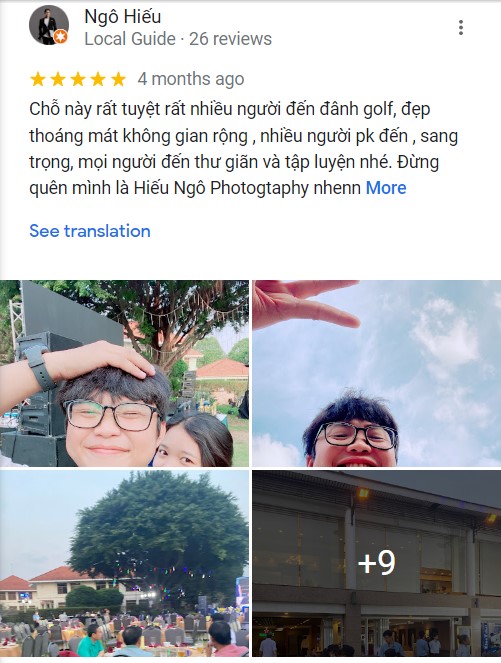 Review thực tế về sân golf Thủ Đức
