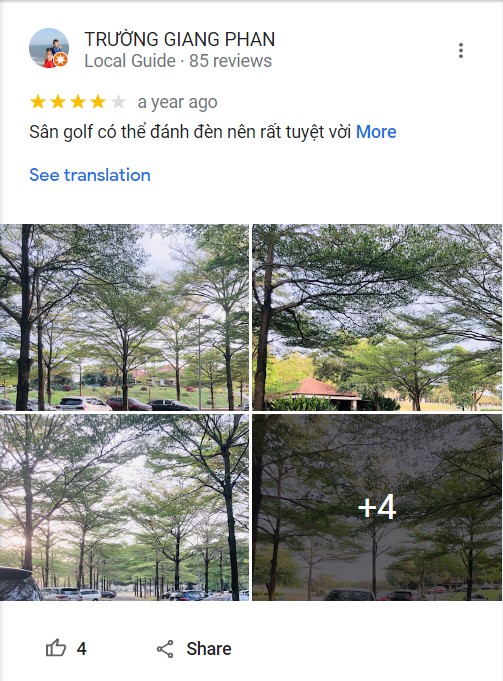 Review thực tế về sân golf Thủ Đức