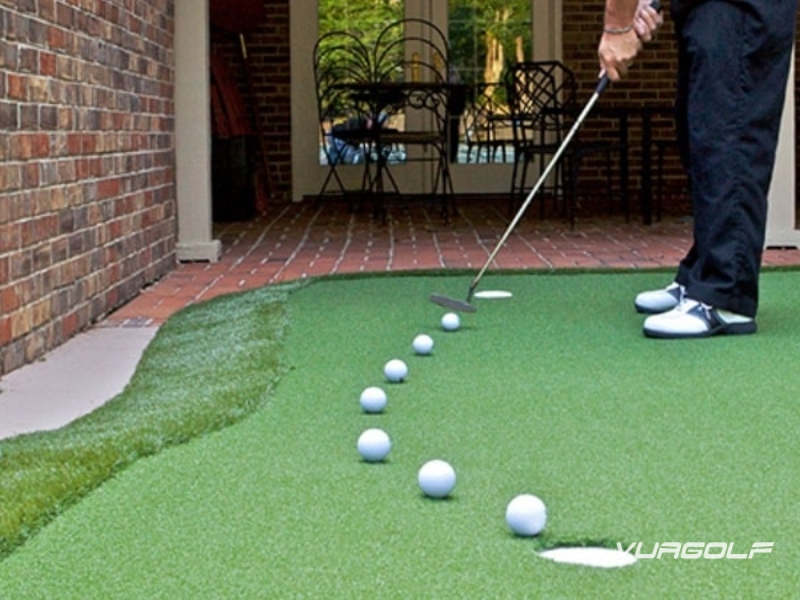 Thảm tập Putting Golf 2x4m 2 Thảm tập golf truyền thống