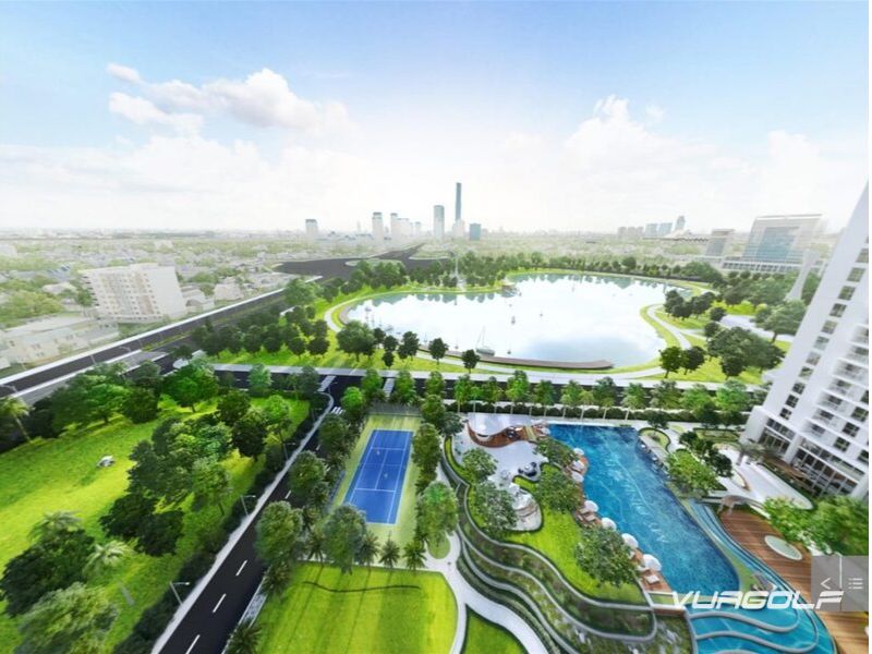 Thiết kế sân tập golf Mỹ Đình Pearl