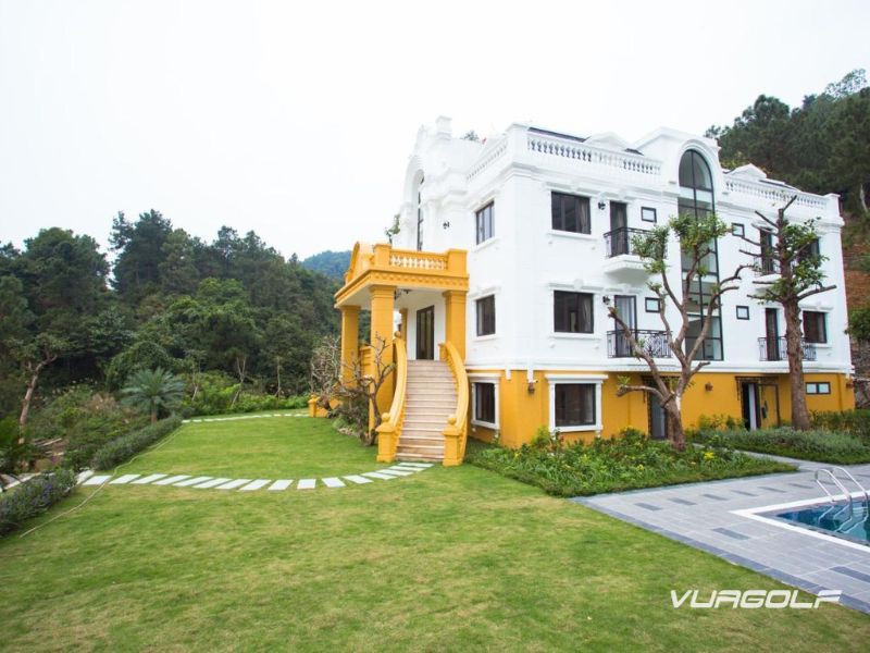 biệt thự sân golf tam đảo Golf Villa D14 