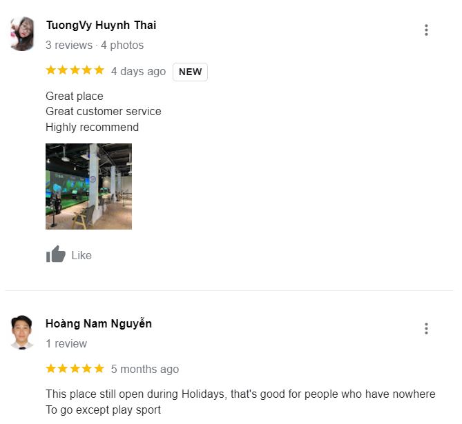 Đánh giá K Golf Town 