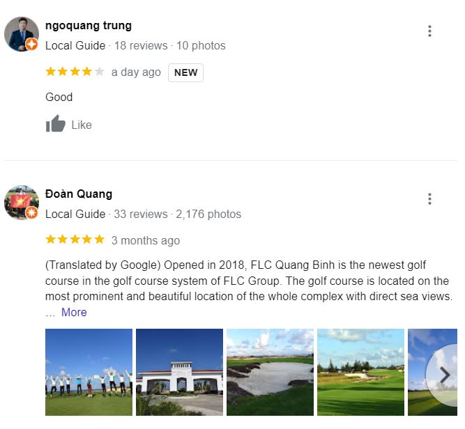 Đánh giá sân golf Quảng Bình