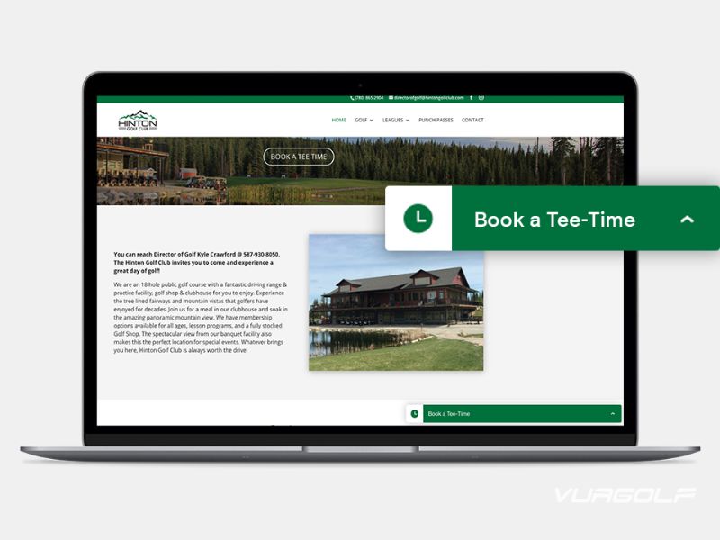 đặt sân golf qua website