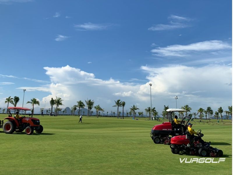 Hệ thống dịch vụ tại sân tập golf Tuần Châu