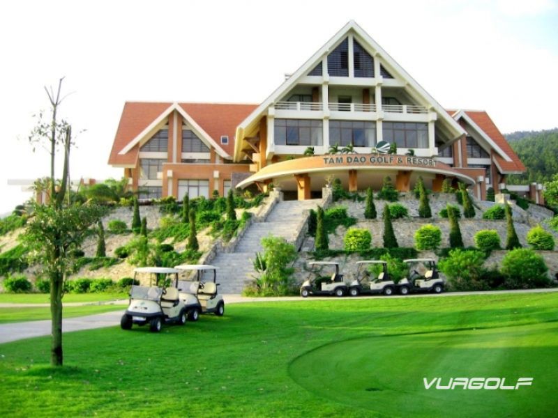 giá Sân golf Tam Đảo 