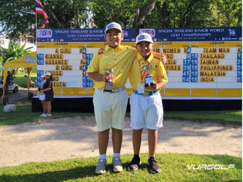 Golfer Nguyễn Trọng Hoàng