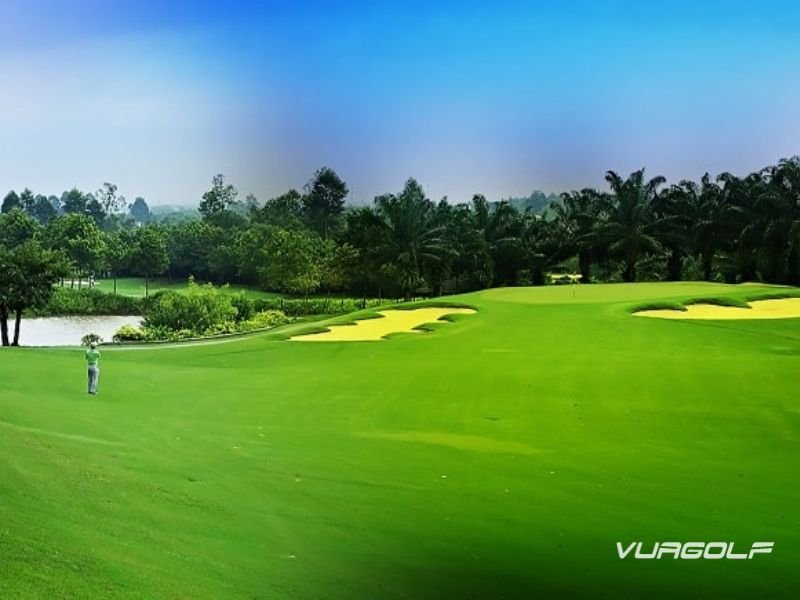 vị trí sân golf an bình