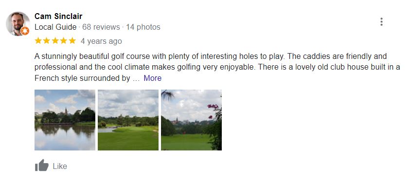sân golf đồi cù review