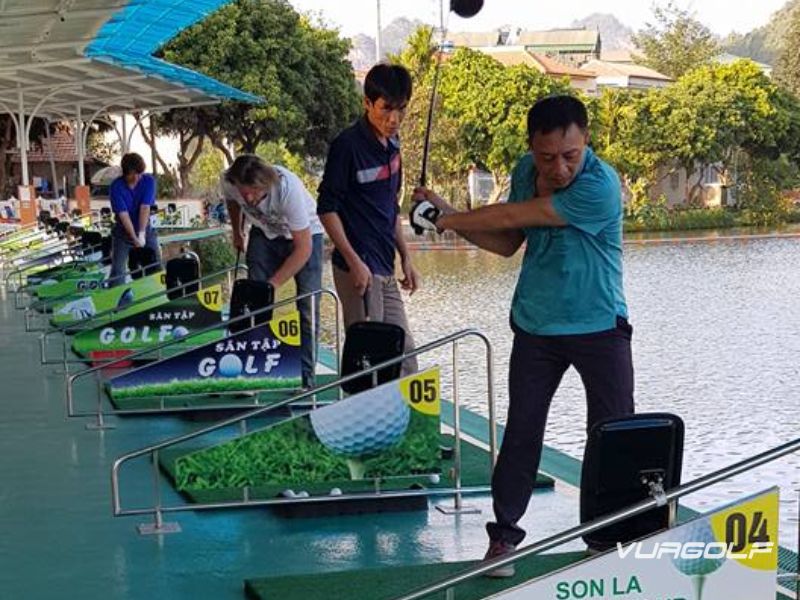 Thiết kế sân tập golf Bản Cá