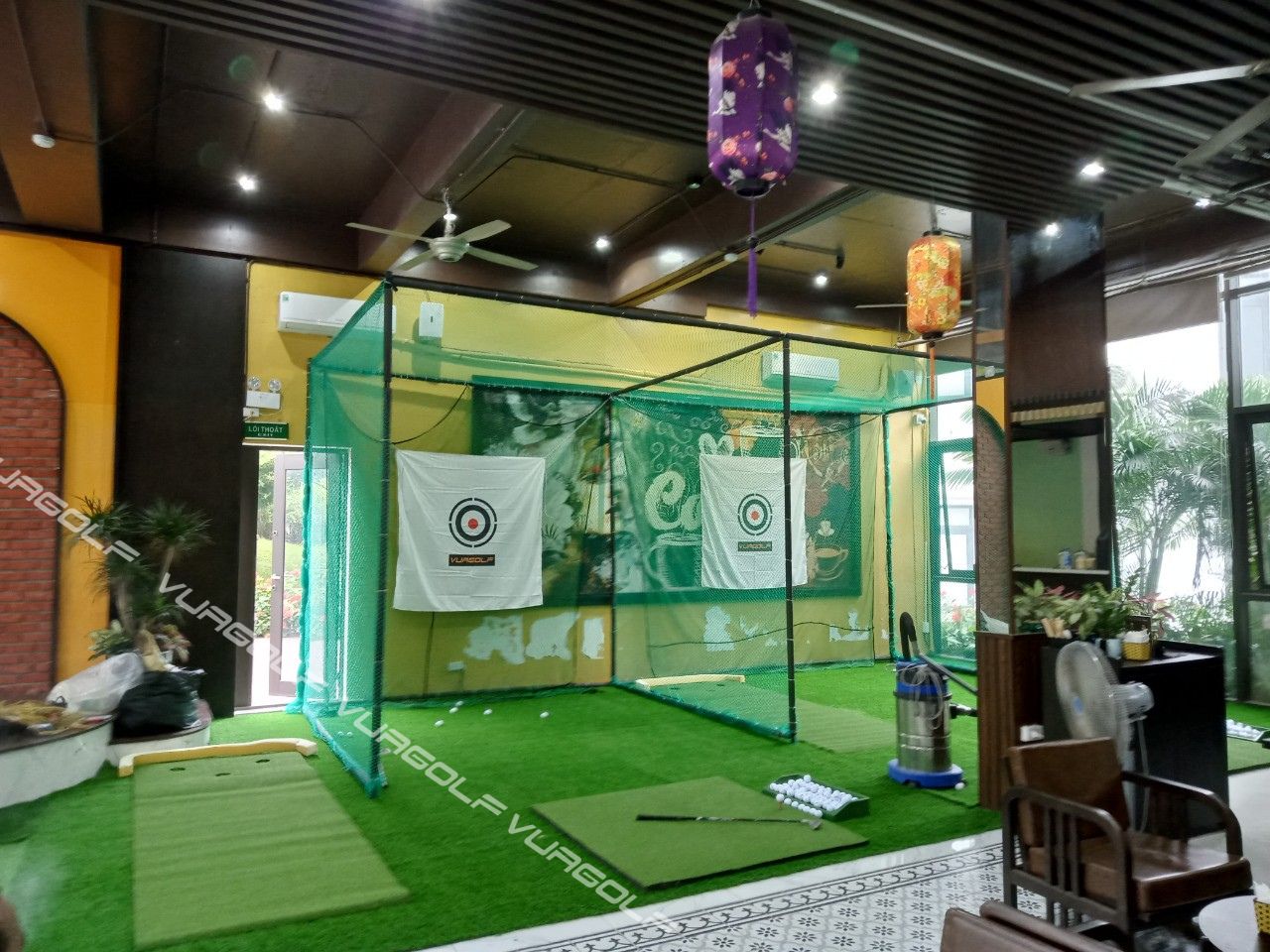 thi công sân golf mini
