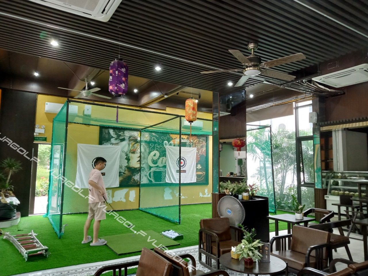 thi công golf mini