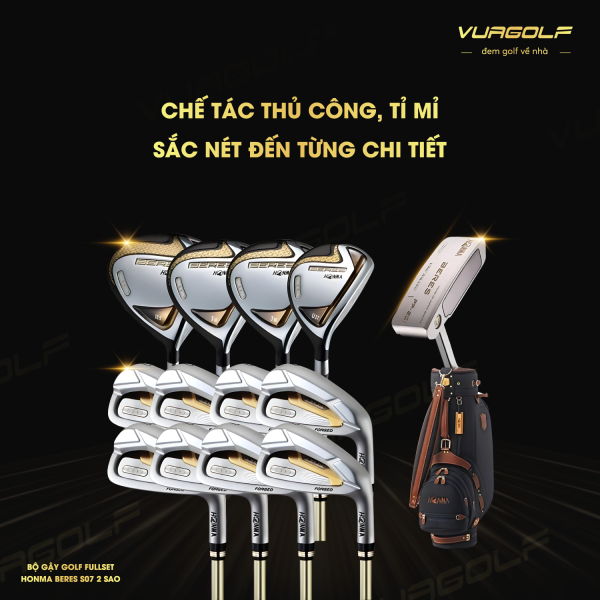 Bo gay Golf Fullset Honma Beres S07 2 sao 14gtui 3