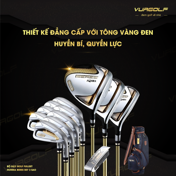 Bo gay Golf Fullset Honma Beres S07 3 sao 14gtui 2
