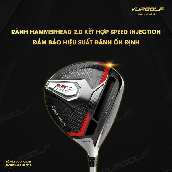 Bo gay Golf Fullset TaylorMade M6 11g 3