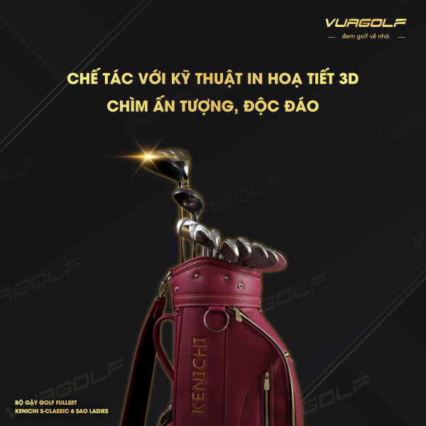 Bo gay golf fullset Kenichi S Classic 6 sao Ladies 2