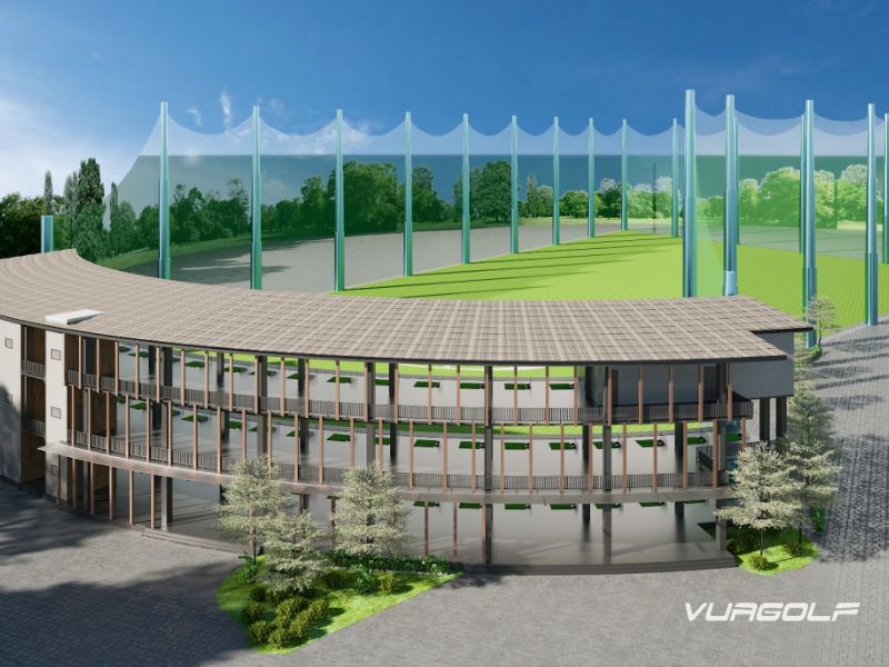 bản vẽ thi công sân tập golf
