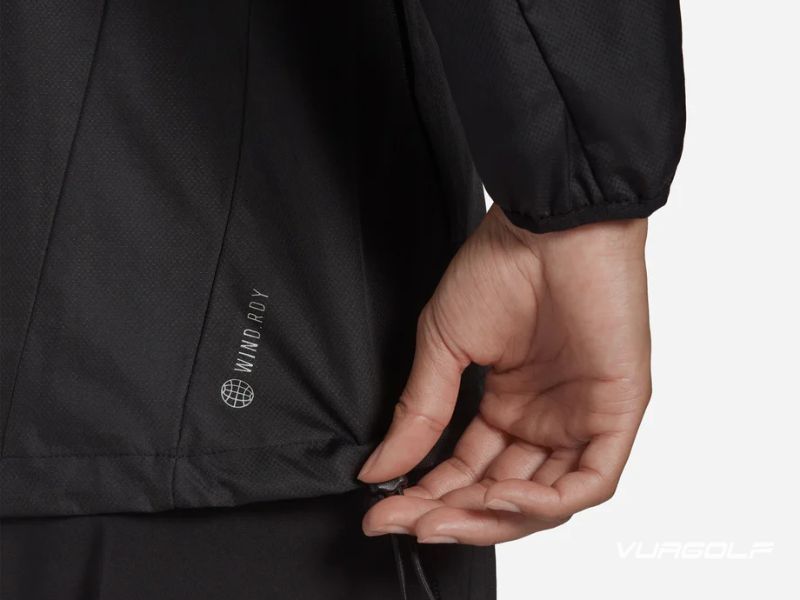 Áo khoác chống nước Adidas Rain.Rdy chơi Golf trời mưa màu đen 11 Bảo quản khoác Adidas Rain.Rdy