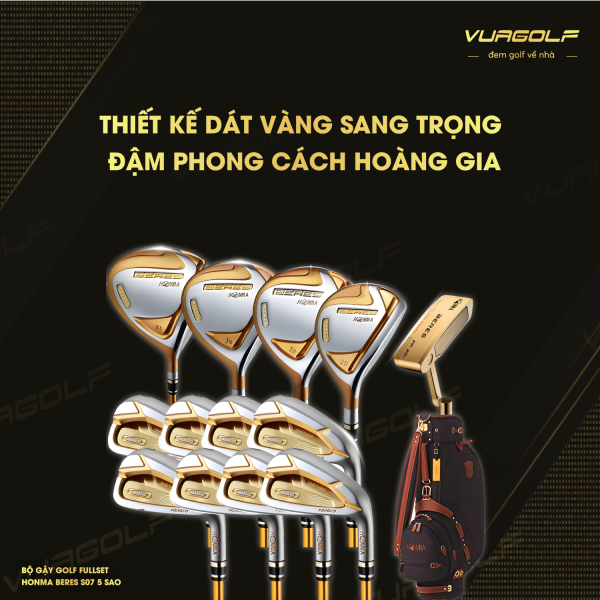 bo gay golf fullset honma beres b07 5 sao 2