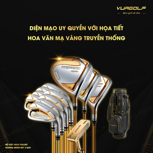 bo gay golf fullset honma s07 4 sao 2