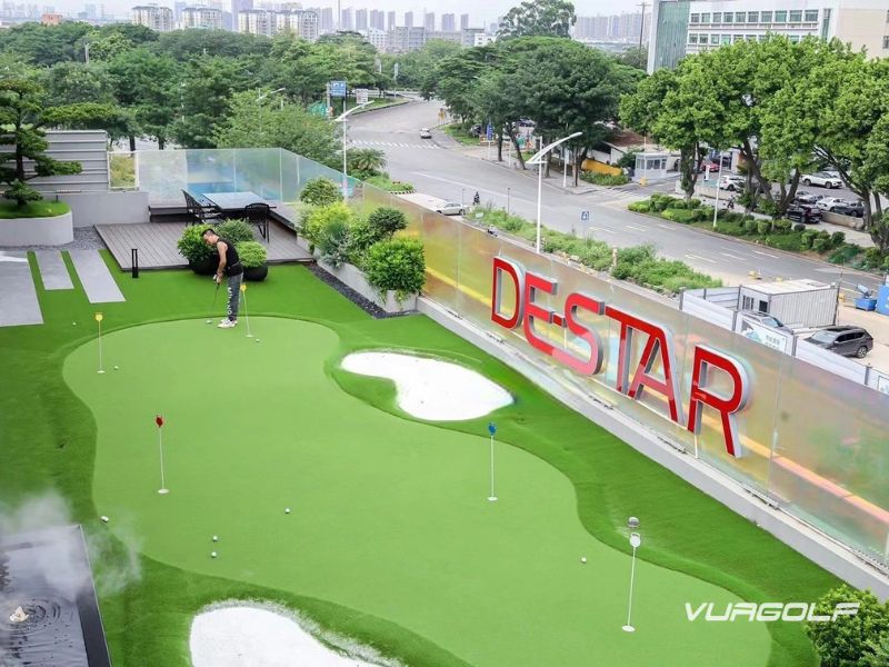 Thi công sân golf mini 