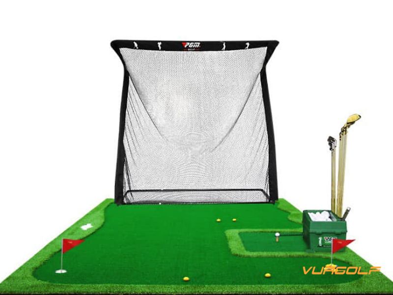 Combo Lưới tập Golf chữ Z + Thảm Swing 1,3x1m3m + Thảm Putt 1x3m (Tặng 10 bóng tập) 10 Lưới tập Golf chữ Z trọn bộ